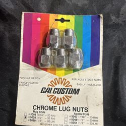 Vintage Chrome Lug Nuts