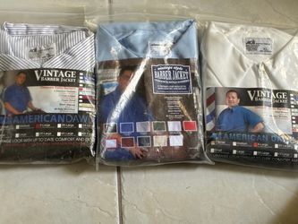 Barber Jackets/Short sleeve. XL