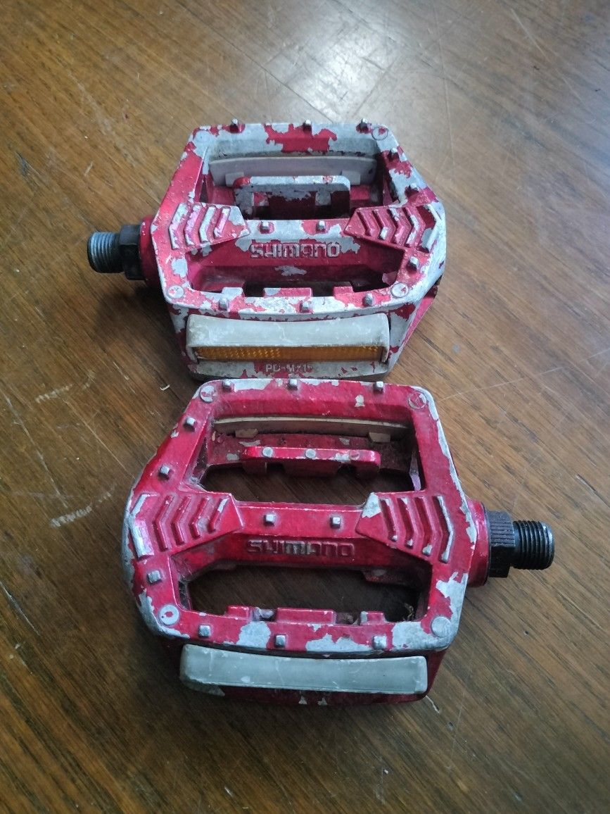 Vintage 80s BMX Shimano PD MX15 3PC Crank Pedals