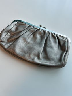 Express Silver Clutch 