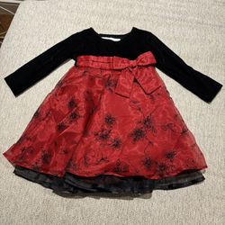 Toddler Girls Blueberri Holiday Dress Size 2t