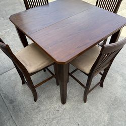 Furniture Dining Table Set w/ 4 Chairs