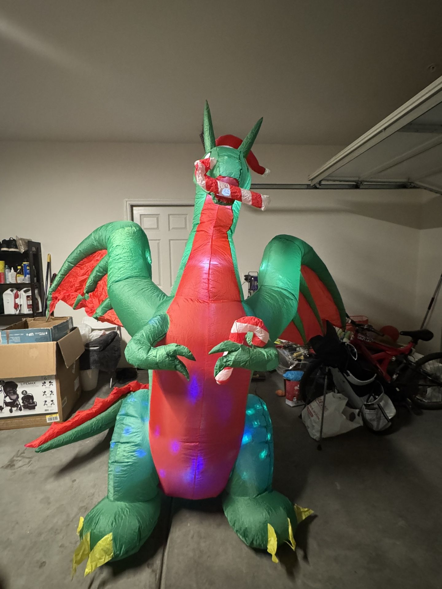 Christmas dragon yard Decoration Inflatable