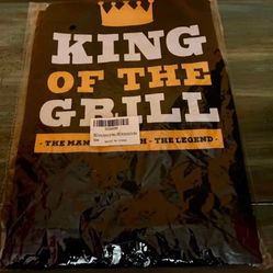 New Men’s BBQ Apron. King Of The Grill. The Man The Myth The Legend