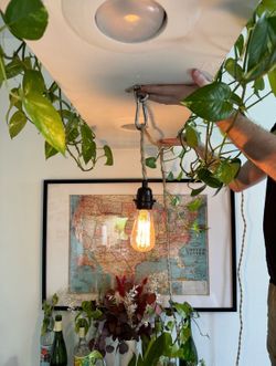 TWO pendant lights for sale