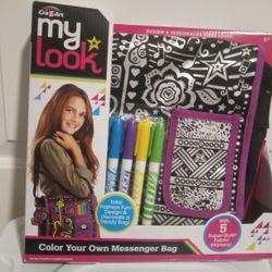 Cra-Z-Art Messenger Bag "My Look Color Your Own Bag"