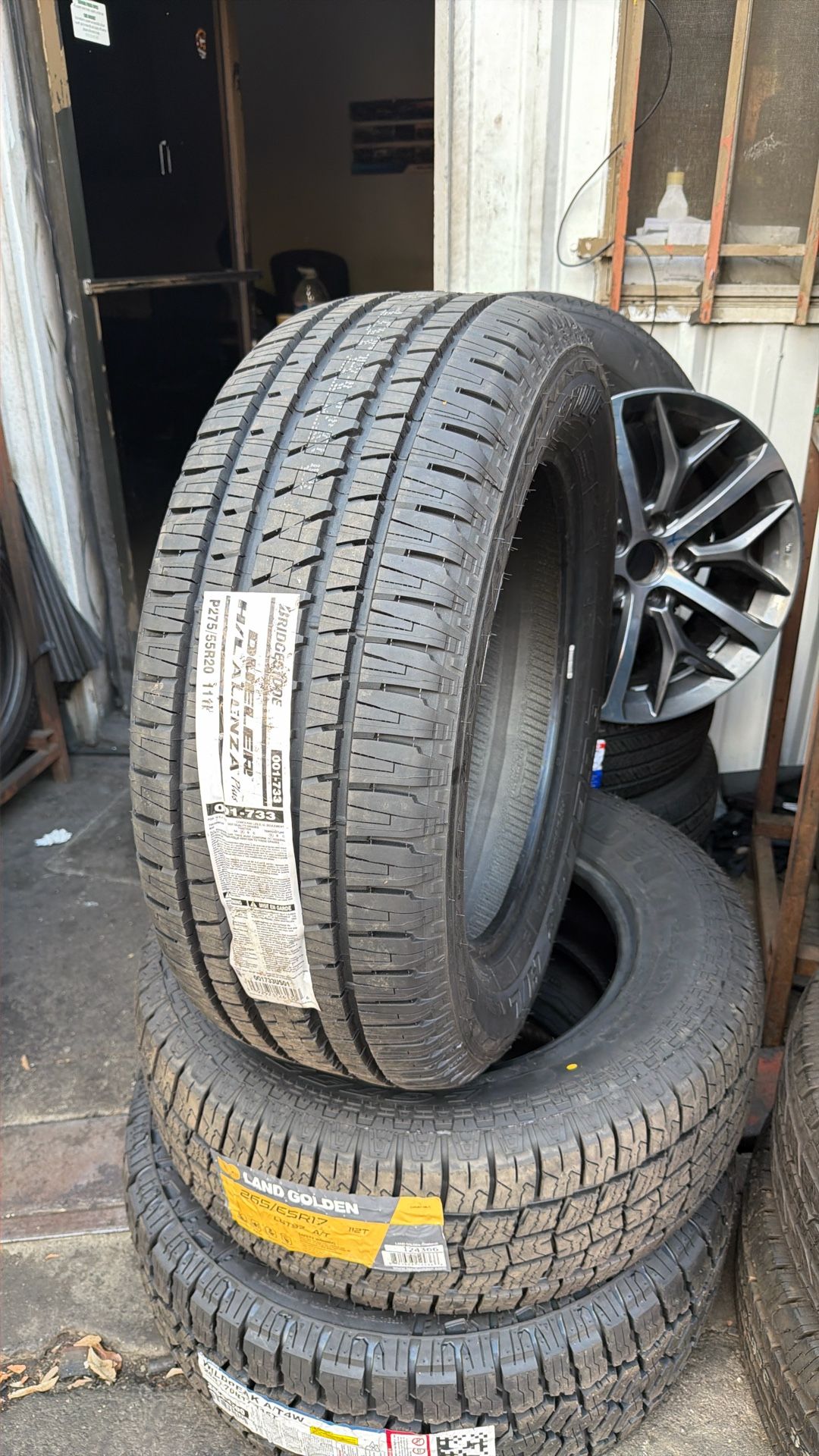 275/55/20 Bridgestone Tires Installed