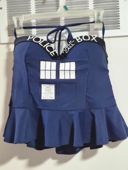 New w/tags Dr Who bathing suit top XL