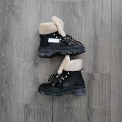 Ted Baker London Faux Fur Boots Womens Size 10