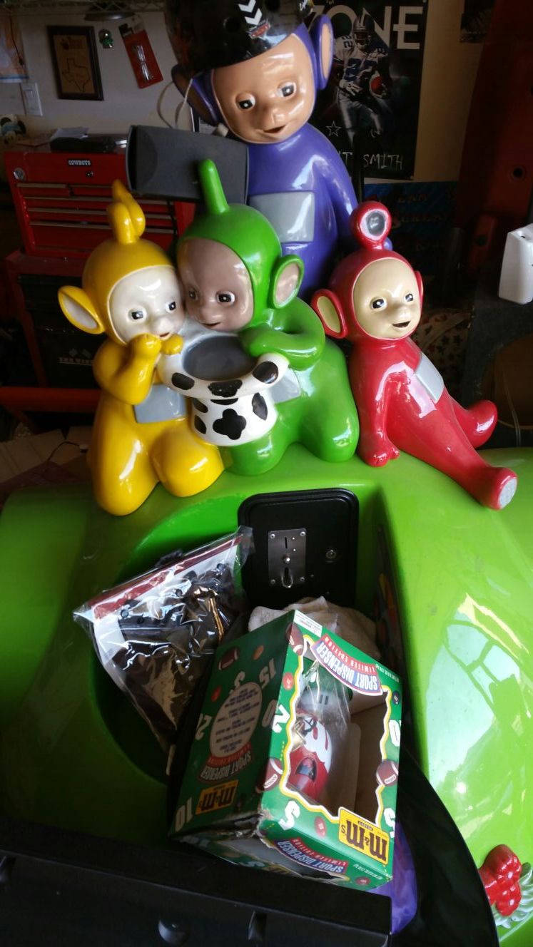 Teletubbies coin operated kiddie ride