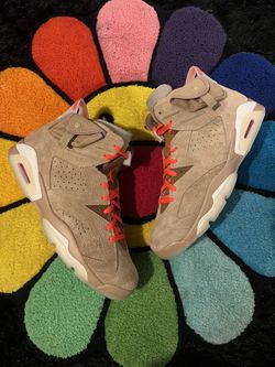 khaki travis scott jordan 6s