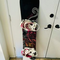 149cm Women’s Snowboard with Bindings