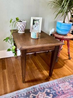 Cherry Wood Side Table