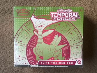 SEALED Pokémon TCG Temporal Forces Elite Trainer Box Iron Leaves Variant