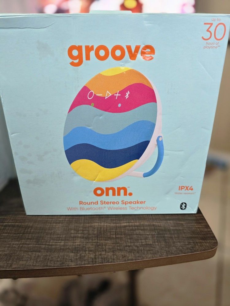 Groove Onn Round Stereo Speaker
