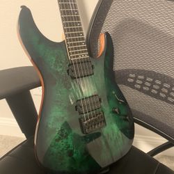Schecter CR6 Aqua Burst