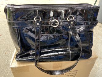 McKlein Siamod SERRA - Italian Croco Leather Womens' Laptop Tote