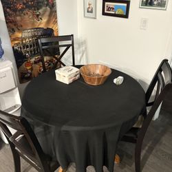 Dining Room Table 3 Chairs Included 