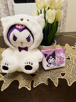 Kuromi Plush & Coin Purse 