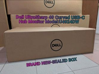 Dell UltraSharp 49 Curved USB-C Hub Monitor- U4924DW Brand New/Sealed Box