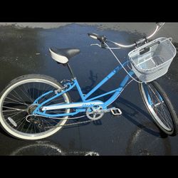 DEL SOL CANTINA 7 BABY BLUE BICYCLE 