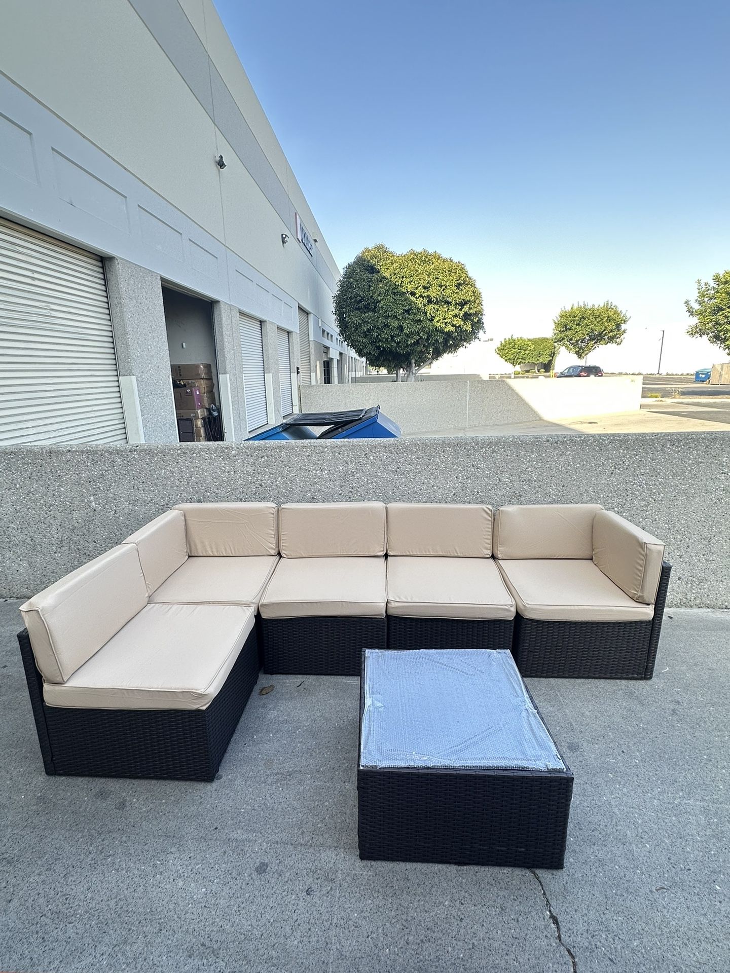 6pc Outdoor Patio Furniture Set (reversible)