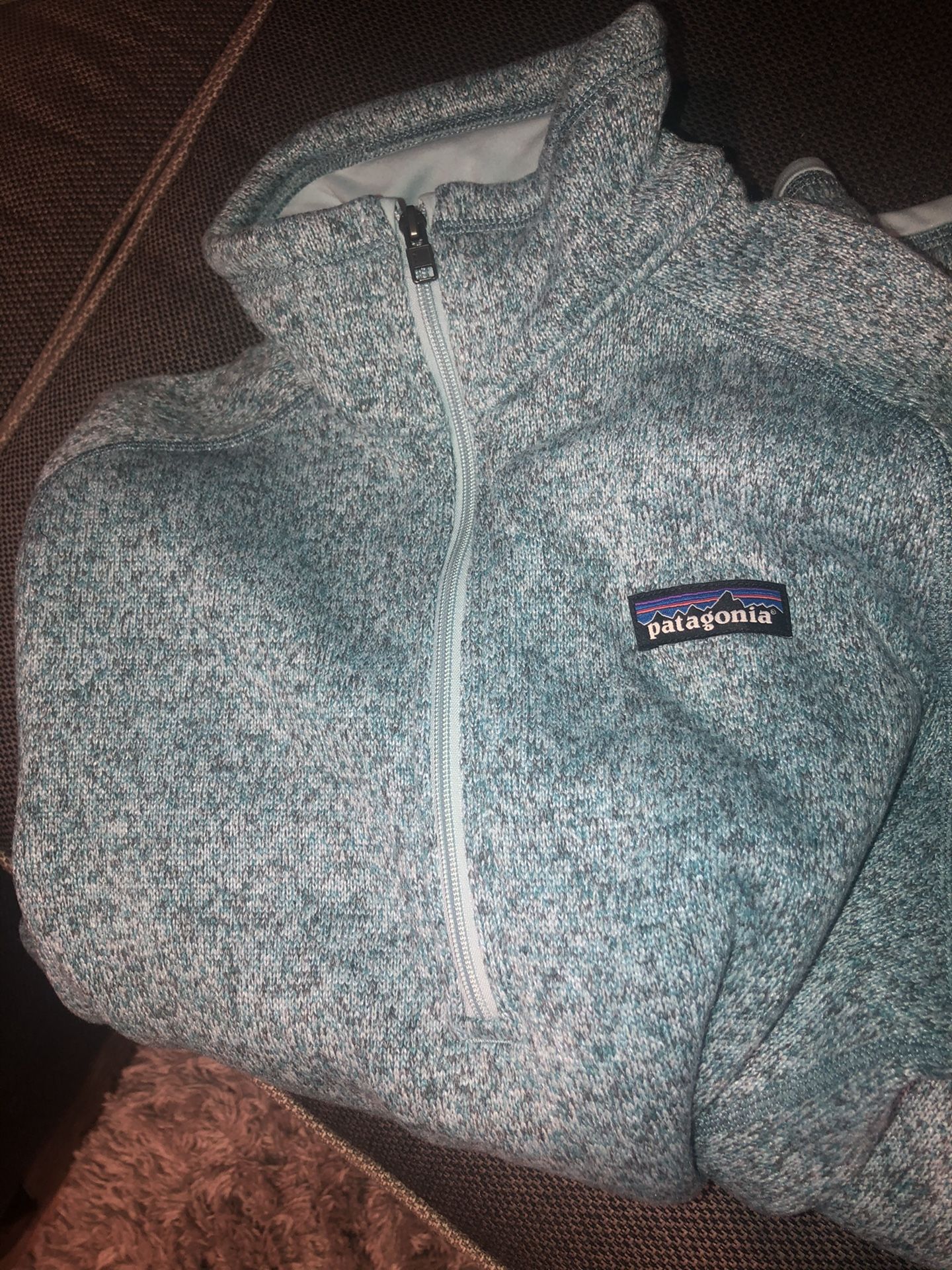 Turquoise Patagonia Quarter Zip