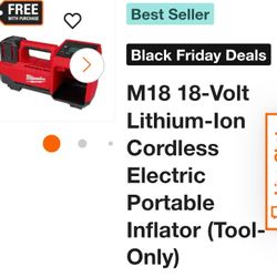 Millwalkee A WeM18 Cordless Air Compressor 