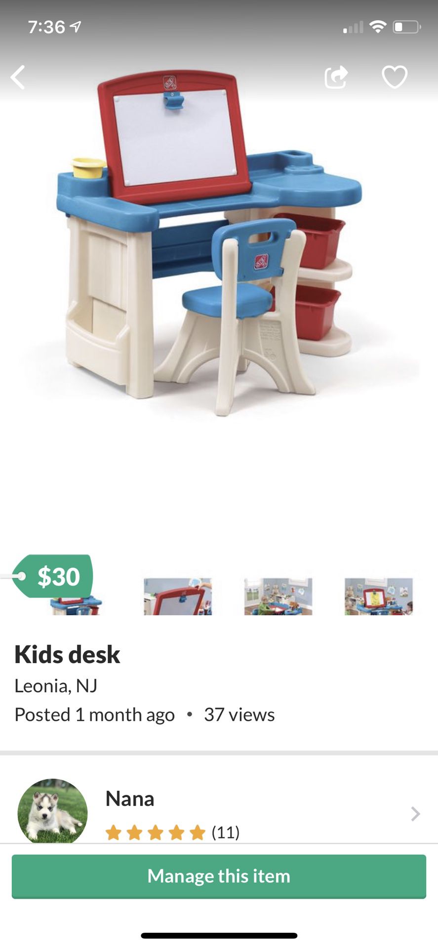 Kids desk
