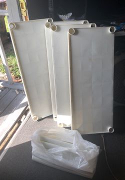 Plano Plastic 4 Tier Shelf