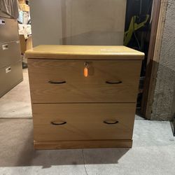 Wood Veneer Filing Cabinet