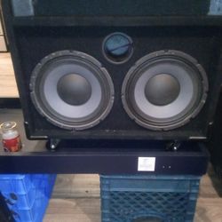 GK Speaker Cabinet  Loaded With 2-400 Watt Eminence Delta  A