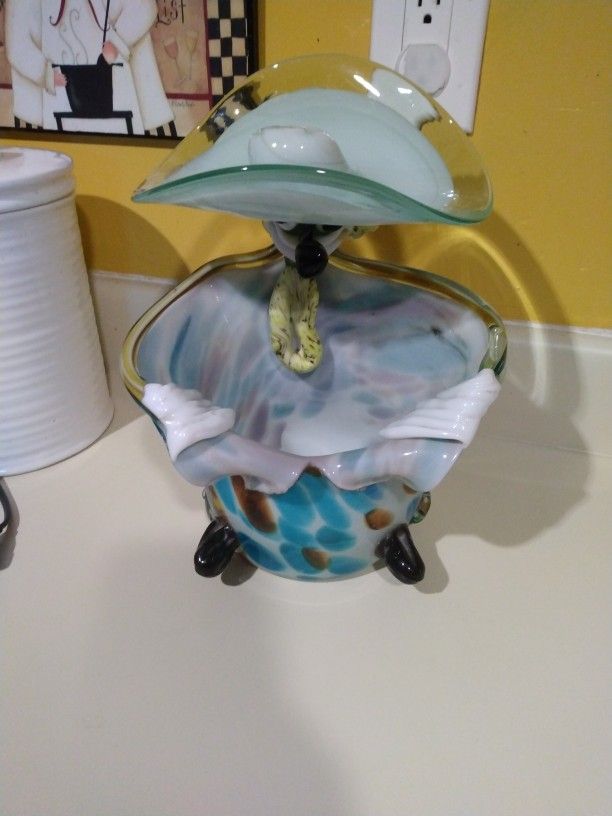 Vtg Murano Glass Bowl