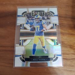 Puka Nacua Die Cut Prizm SILVER Prizm 2023 RC Rookie
