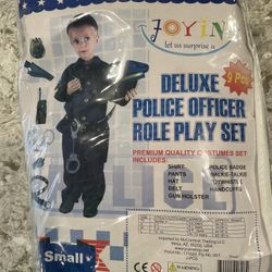 Halloween Costume Police Officer 5-7 Year-olds