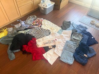 Women clothing and jeans