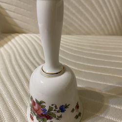 Vintage Straffirdshire England Floral Bell Fine Bone China 