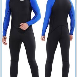 COPOZZ Mens Wetsuit – Front Zip Wet Suit for Snorkeling, Surfing, Scuba Gear, Paddleboarding, Water Sports