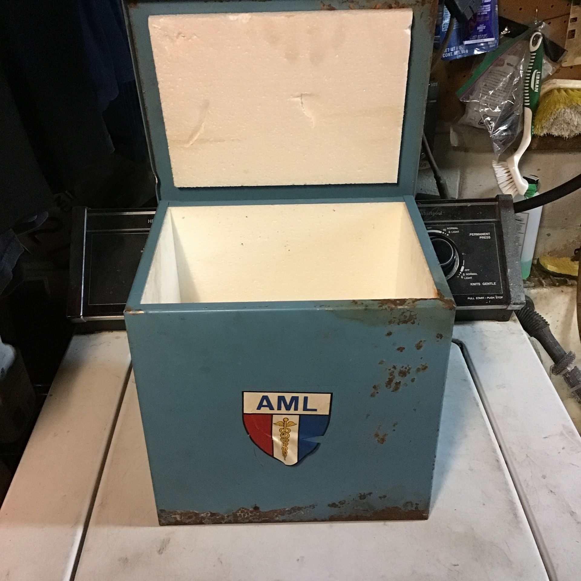 Vintage milk box