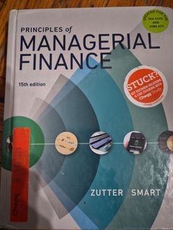 Principles of Managerial Finance 15th Edition