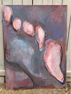 Large original art piece signed 40x30”
