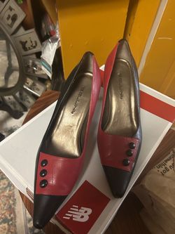 Bellini blk/red heels