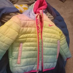 nike multicolor coat