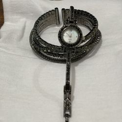 Cristal Bracele And Watch 