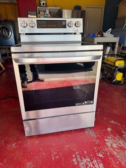 LG electric stove
