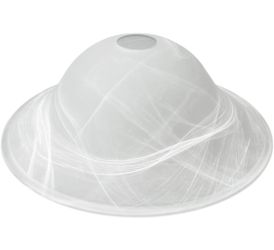 Antique Glass Lamp Shade for Floor lamp, Alabaster Torchiere Lamp Shade Replacem