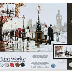 Paintworks Thames View 20" x 12" Paint by NumberKit