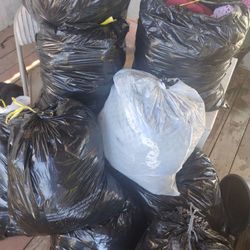 Bags of clothes different