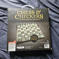 Glass Chess/checkers Board