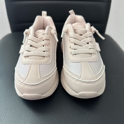 Cream And White Kids Shoes Sneakers Size 12” Kid Girls Wear Disney Minnie Mouse Original Athletic 